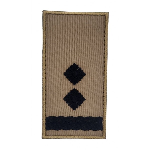 Погон на липучці Підполковник ЗСУ Світлий койот (розмір 5х10 см) - 3585730