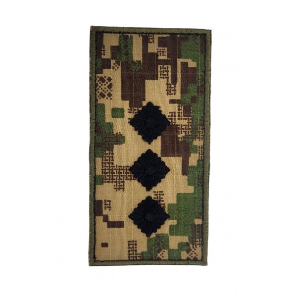 Погон на липучці Старший лейтенант НГУ Хижак (розмір 5х10 см) - 3585732