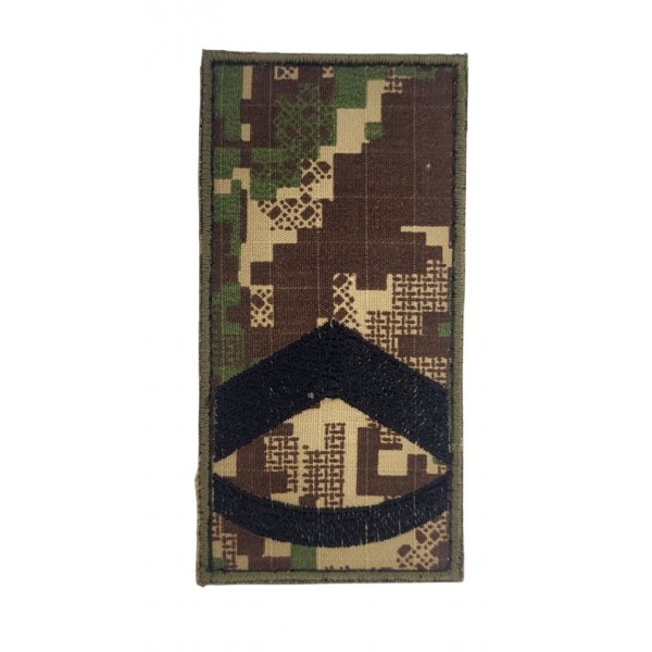 Погон на липучке Штаб сержант НГУ Хищник (размер 5х10 см) - 3585734