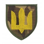 Шеврон Тризуб Механізовані війська Мультикам (розмір 7х8 см)