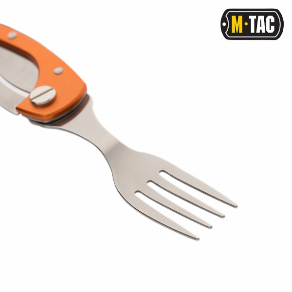 M-Tac столовый набор складной Orange/Steel - 60011035 M-Tac столовый набор складной Orange/Steel - 60011035