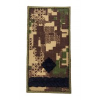 Погон на липучке Майор НГУ Хищник (размер 5х10 см)