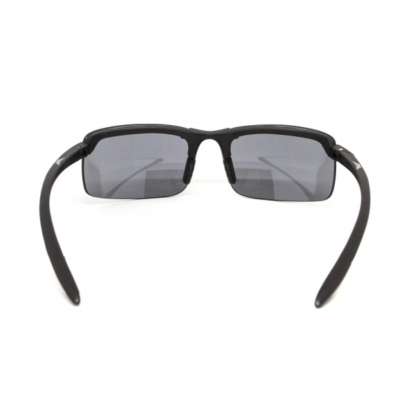 Очки защитные Global Vision Wheelin Black (flash mirror) серые зеркальные линзы в черной оправе - 3587220