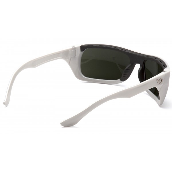 Очки защитные открытые Venture Gear Vallejo White (forest gray) Anti-Fog, серо-зеленые в белой оправе - 3587171 Очки защитные открытые Venture Gear Vallejo White (forest gray) Anti-Fog, серо-зеленые в белой оправе - 3587171