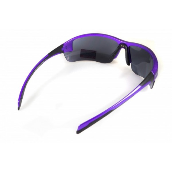 Очки защитные открытые Global Vision Hercules-7 Purple (silver mirror) зеркальные серые - 3587131 Очки защитные открытые Global Vision Hercules-7 Purple (silver mirror) зеркальные серые - 3587131