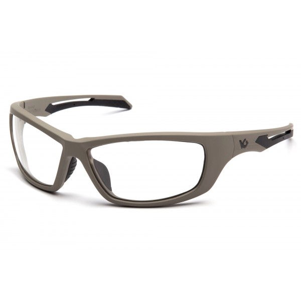 Очки защитные открытые Venture Gear Tactical Howitzer Tan (clear) Anti-Fog, прозрачные в песочной оправе - 3573711