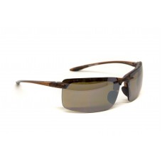 Очки защитные Global Vision Wheelin Crystal Brown (drive mirror), зеркальные коричневые линзы в полупрозрачной коричневой оправе