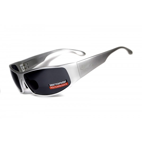 Очки защитные открытые Global Vision BAD-ASS-1 Silver (gray) серые - 3587122 Очки защитные открытые Global Vision BAD-ASS-1 Silver (gray) серые - 3587122