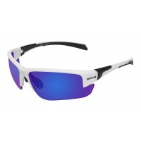 Очки защитные открытые Global Vision Hercules-7 White (G-Tech™ blue) синие зеркальные