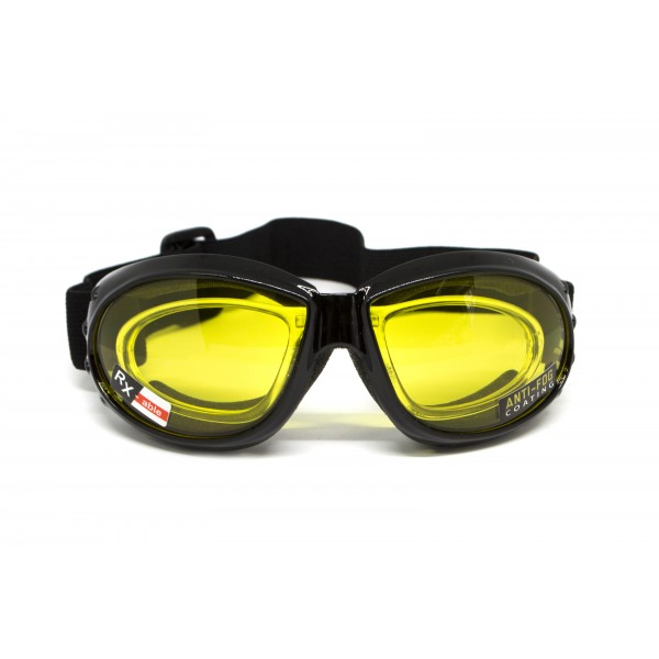 Очки защитные с уплотнителем Global Vision Eliminator RX (yellow) Anti-Fog, желтые с диоптрической вставкой - 3586632 Очки защитные с уплотнителем Global Vision Eliminator RX (yellow) Anti-Fog, желтые с диоптрической вставкой - 3586632