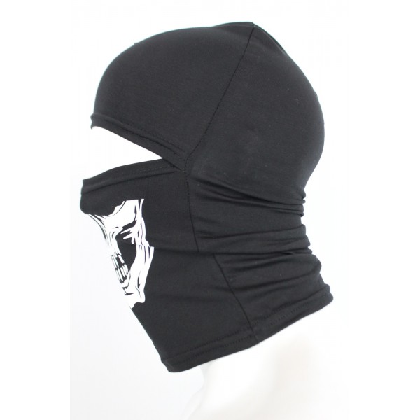 Балаклава с принтом Череп Черная - 3243096