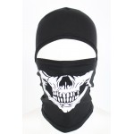 Балаклава с принтом Череп Черная
