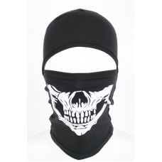Балаклава с принтом Череп Черная
