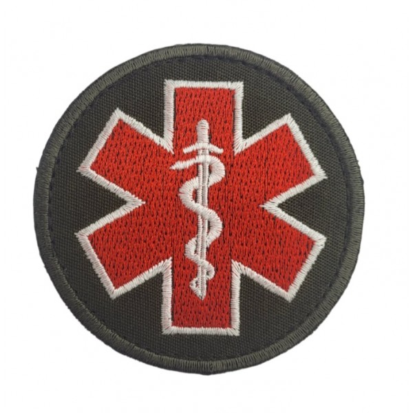 Шеврон НГУ Медичний Олива (розмір 8х8 см) - 3442226