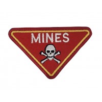 Шеврон Mines (размер 5.5х9 см)