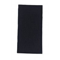 Погон на липучке Полиции Рядовой Черный (размер 5х10 см)