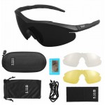 Окуляри тактичні 5.11 з поляризацією Чорні