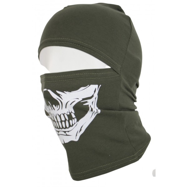 Балаклава с принтом Череп Олива - 3559993 Балаклава с принтом Череп Олива - 3559993