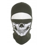 Балаклава с принтом Череп Олива