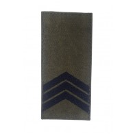 Погон на липучці Сержант ЗСУ Олива (розмір 5х10 см)