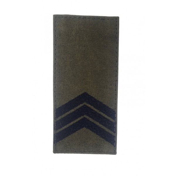 Погон на липучке Сержант ВСУ Олива (размер 5х10 см) - 3565615