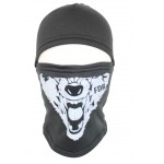 Балаклава флис зима черная волк