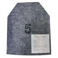 Бронепластина 5-й клас захисту Armox 600Т 7 мм (розмір 250х300 мм, вага 4.2 кг)