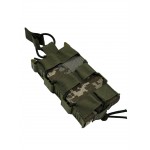 Одинарный штурмовой подсумок для магазинов АК на системе Molle пластиковые бока МК ММ-14