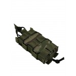 Одинарный штурмовой подсумок для магазинов АК на системе Molle пластиковые бока МК Мультикам