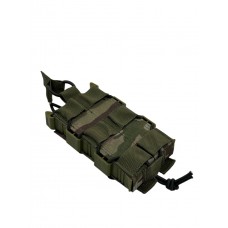 Одинарний штурмовий підсумок для магазинів АК на системі Molle пластикові бока МК Мультикам