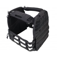 Плитоноска Plate Carrier Gen 3.0 с быстрым сбросом (камербанд скелет) Aegis uaBronik Black 2 класс защиты
