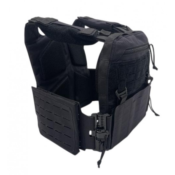 Плитоноска Plate Carrier Закритого типу GEN 2.0 з камербандами (150х300) панель Molle uaBronik Чорна - 3577862 Плитоноска Plate Carrier Закритого типу GEN 2.0 з камербандами (150х300) панель Molle uaBronik Чорна - 3577862