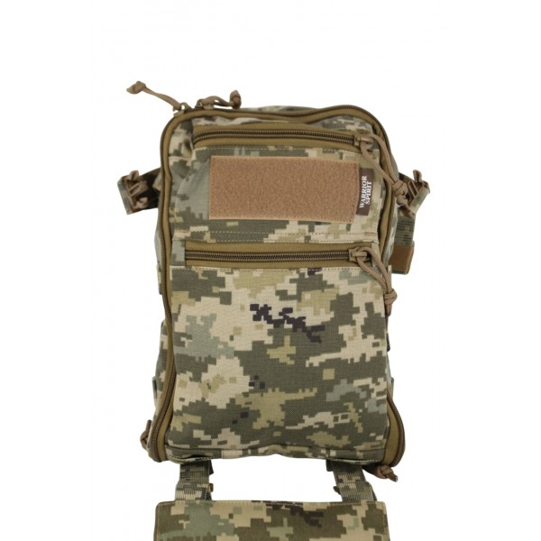 Рюкзак тактический суточный с клапаном для шлема WS-R Warrior Spirit Пиксель - 3577961
