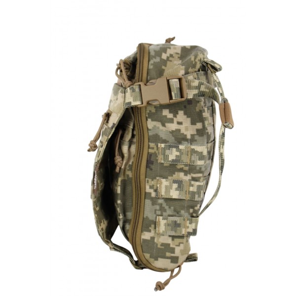 Рюкзак тактический суточный с клапаном для шлема WS-R Warrior Spirit Пиксель - 3577961