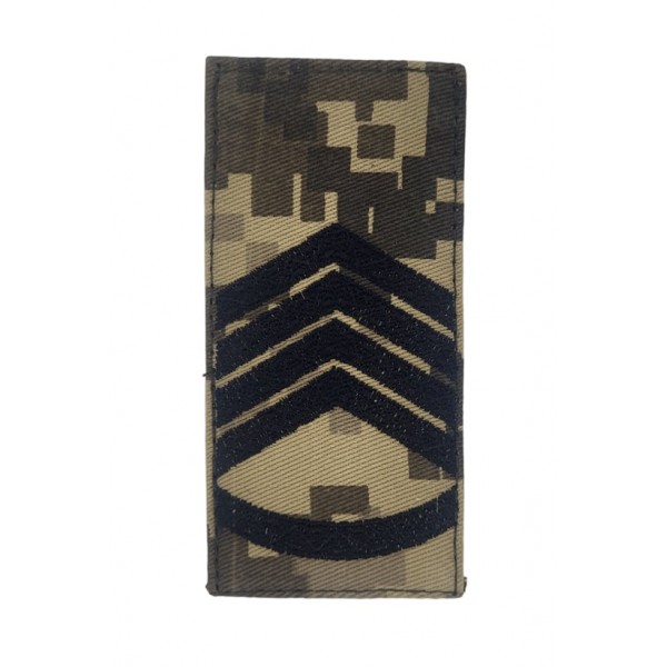 Погон на липучке Первый сержант ВСУ Пиксель (размер 5х10 см) - 3585769
