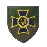 Шеврон Государственная пограничная служба Украины ГПСУ Олива (размер 7х8 см)