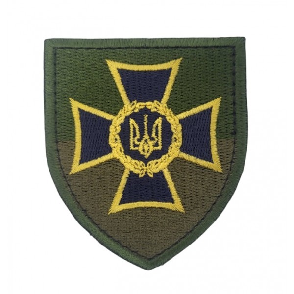 Шеврон Государственная пограничная служба Украины ГПСУ Олива (размер 7х8 см) - 3585782