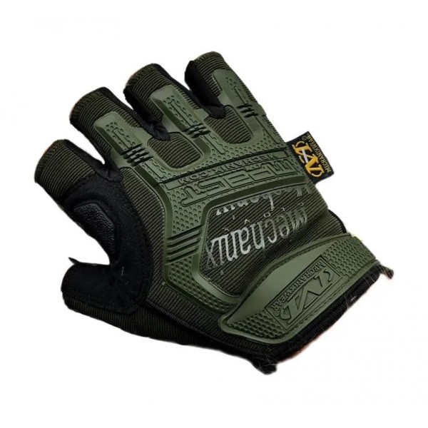 Рукавички тактичні безпалі Mechanix M-Pact Олива - 3585790