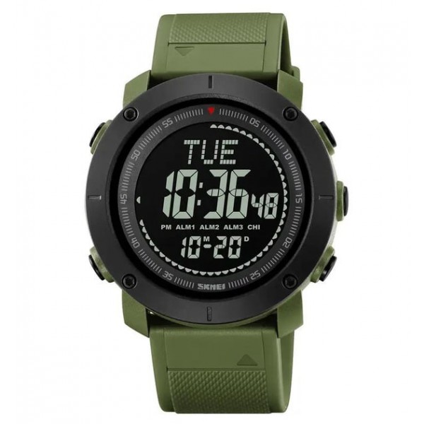 Часы тактические мужские Skmei Army Green Compass 2095AG - 3585811