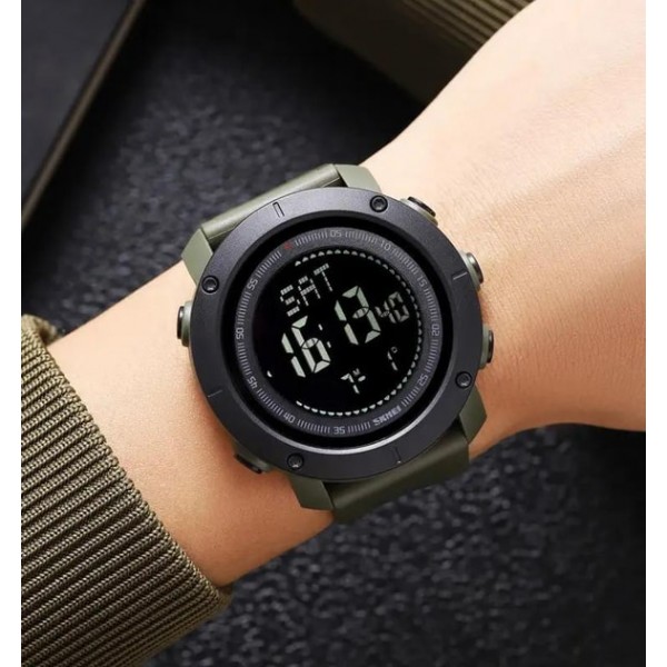 Часы тактические мужские Skmei Army Green Compass 2095AG - 3585811