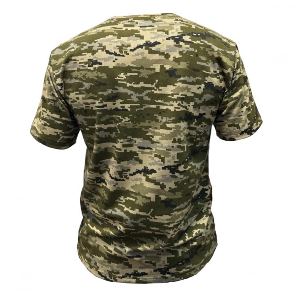 Футболка стрейч кулір МК Піксель - 3585890