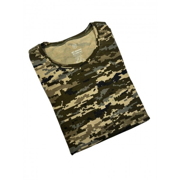 Футболка стрейч кулір МК Піксель - 3585890