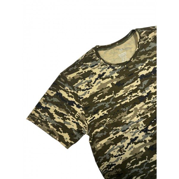 Футболка стрейч кулір МК Піксель - 3585890