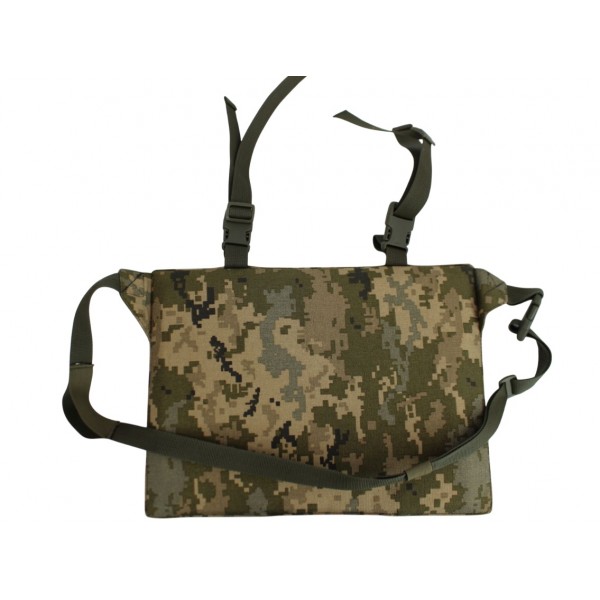 Тактичний каремат для сидіння Cordura 1050 ТТХ Піксель - 3585899