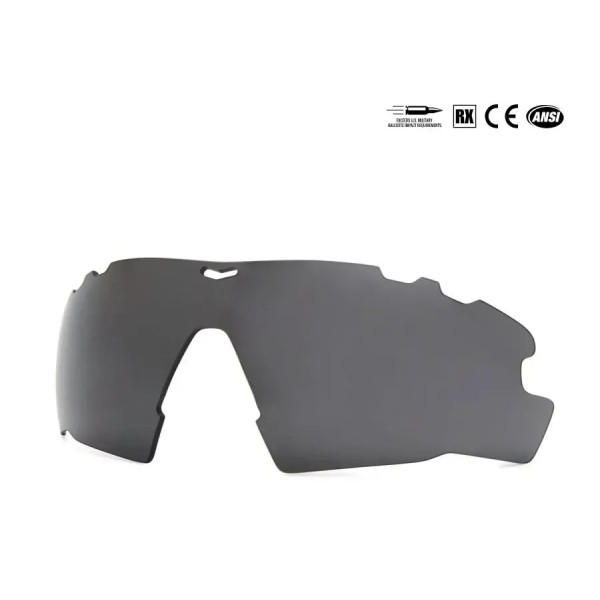 Тактические баллистические очки BLUEYE Jager со сменными линзами дымчатые+прозрачные - 3585911