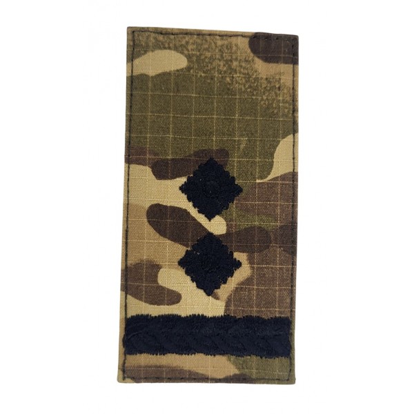 Погон на липучке Подполковник ВСУ Мультикам (размер 5х10 см) - 3585920