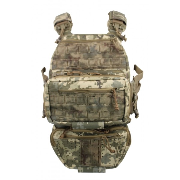 Комплект снаряжения Soldier Systeems Pro (plate carrier, assault panel, assault back) uaBronik ММ-14 4 класс защиты - 3586576