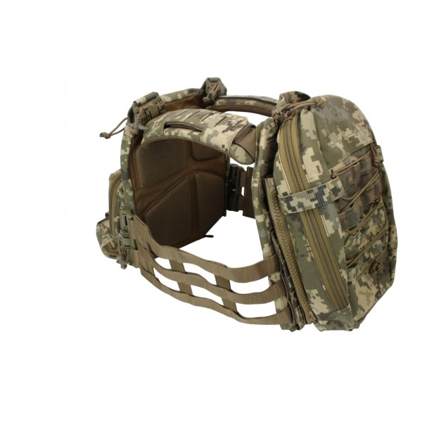 Комплект снаряжения Soldier Systeems Pro (plate carrier, assault panel, assault back) uaBronik ММ-14 4 класс защиты - 3586576