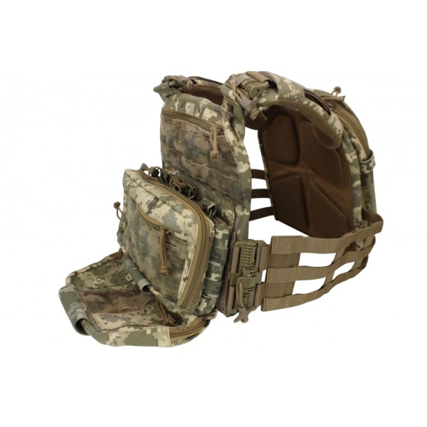 Комплект снаряжения Soldier Systeems Pro (plate carrier, assault panel, assault back) uaBronik ММ-14 4 класс защиты - 3586576