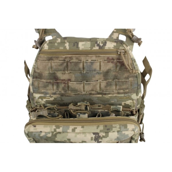 Комплект снаряжения Soldier Systeems Pro (plate carrier, assault panel, assault back) uaBronik ММ-14 4 класс защиты - 3586576
